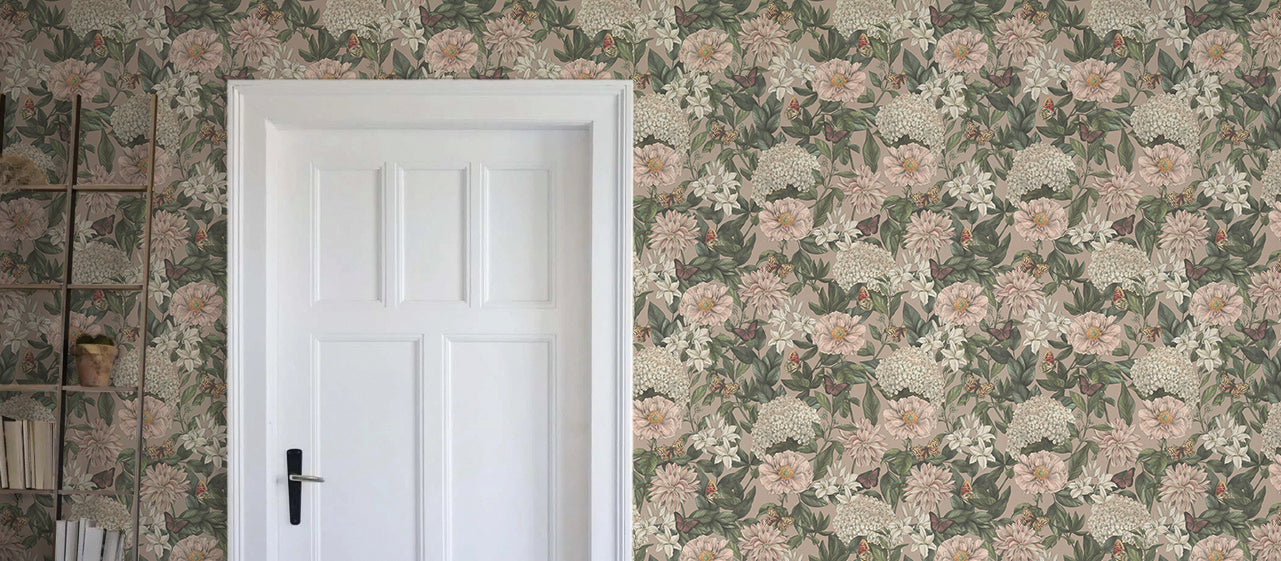 Glansblom Nr. 300 - Tapete